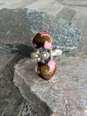 Peruvian Pink Opal Ring